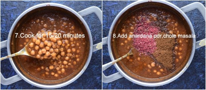 how to make chole bhature
 step 7&8