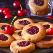 Eggless Jam drops
