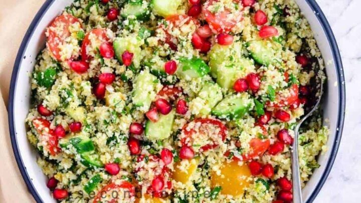 cauliflower pomegranate salad