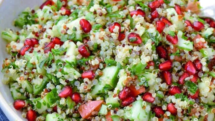 crunchy quinoa salad