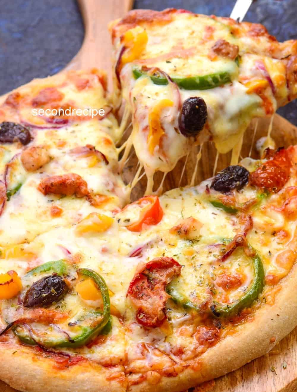 Veggie lovers pizza Veggie supreme pizza ( Air fryer / Oven