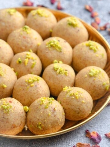 air fryer oats laddoo