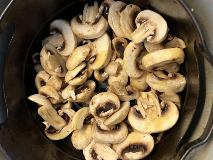Air fryer mushroom recipe Air fryer mushrooms SecondRecipe
