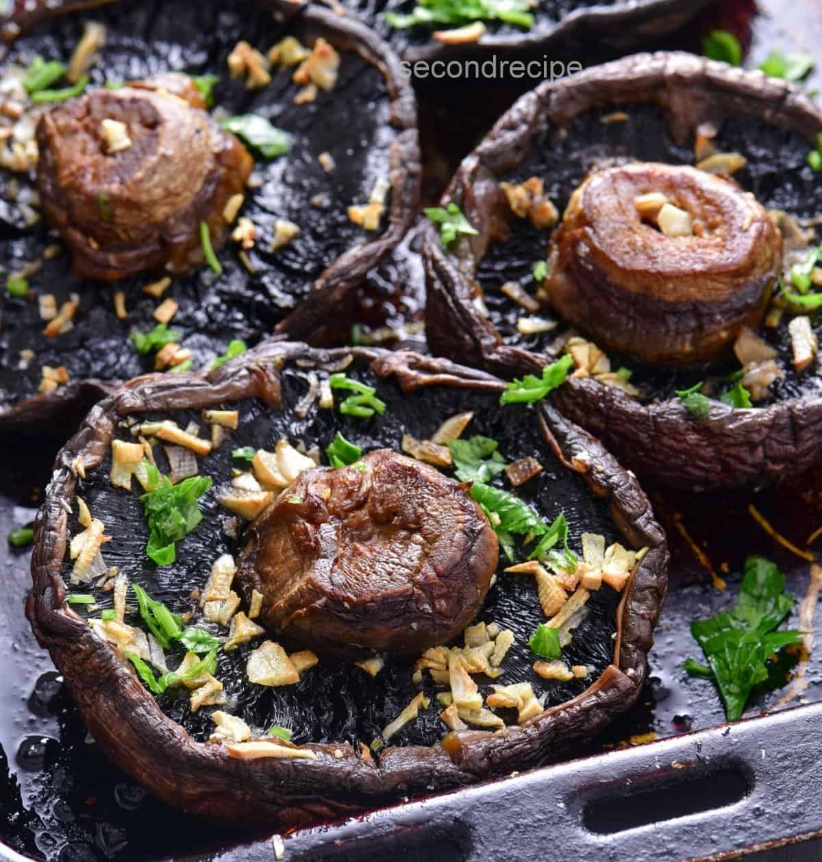 Easy Air Fryer Portobello Mushroom Burger Recipe