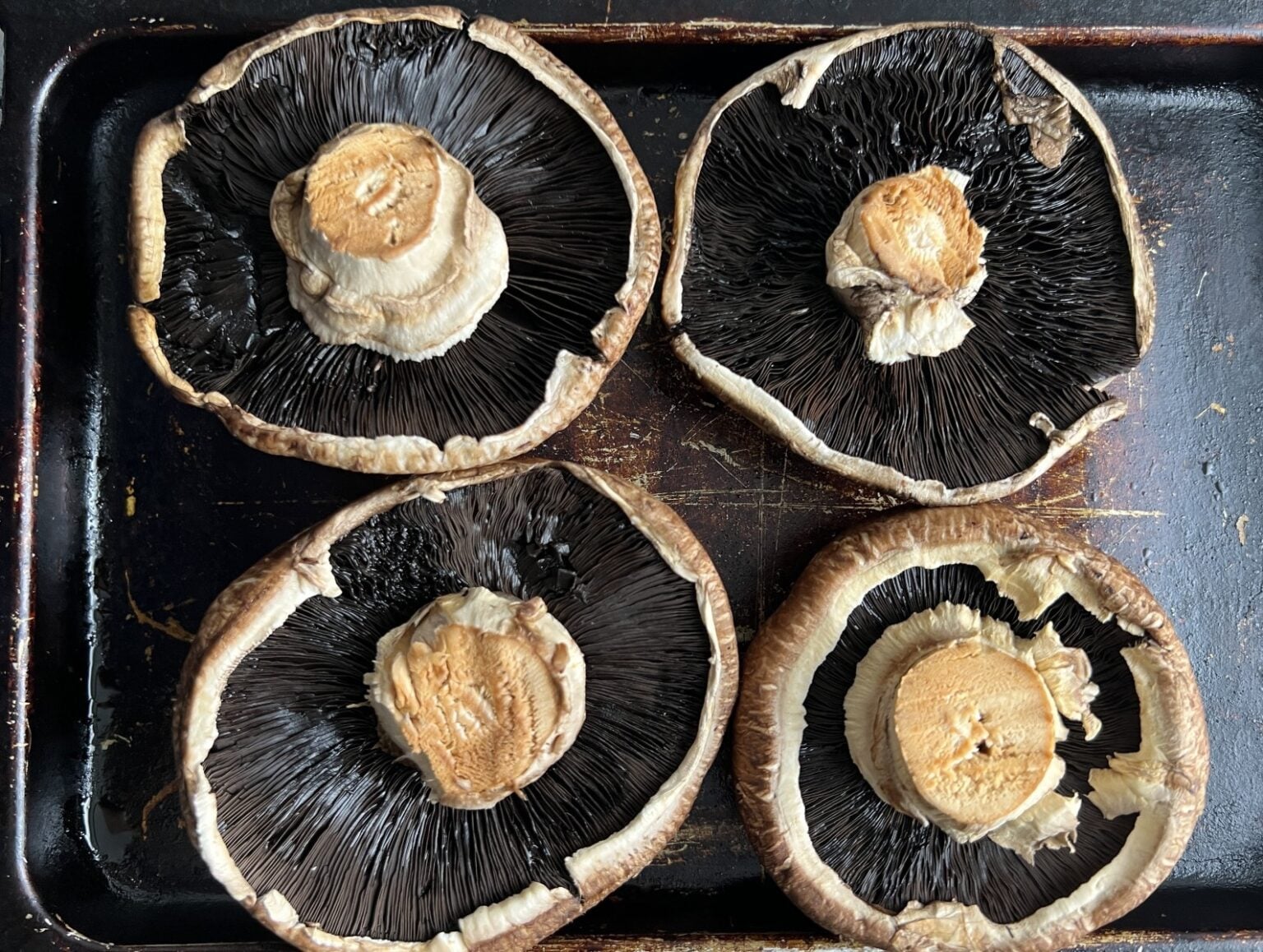 Air fryer mushroom burgers portobello mushroom burger SecondRecipe