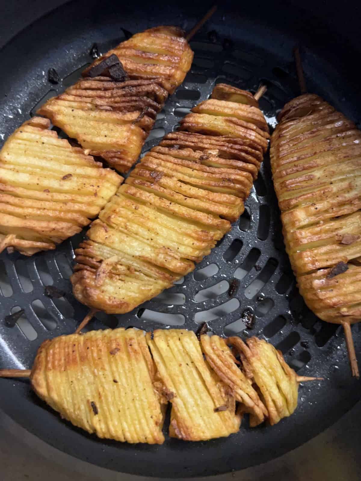Air fryer accordion potatoes recipe SecondRecipe