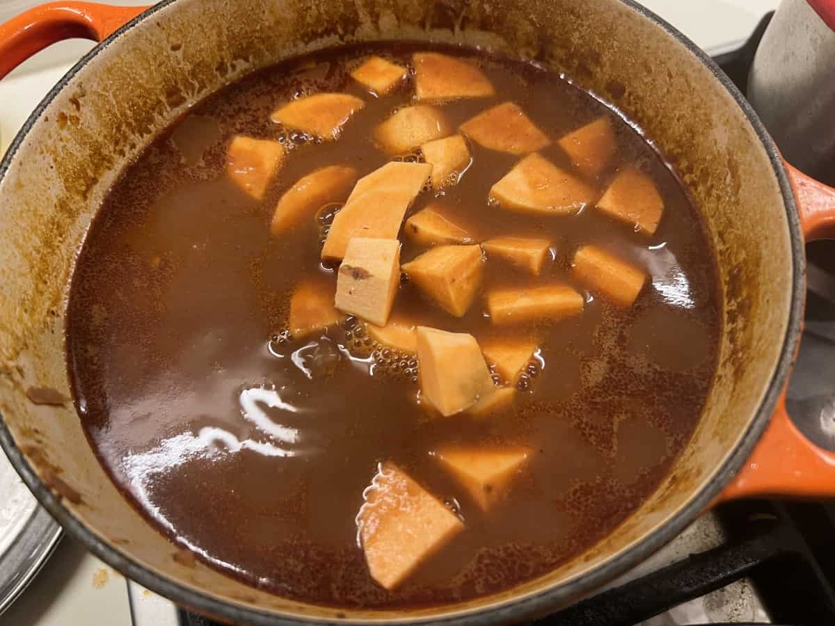 vegetable azuki bean soup vegan adzuki beans soup SecondRecipe