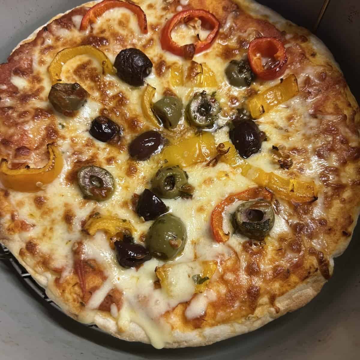 Air fryer pizza with premade crust air fryer pizza SecondRecipe