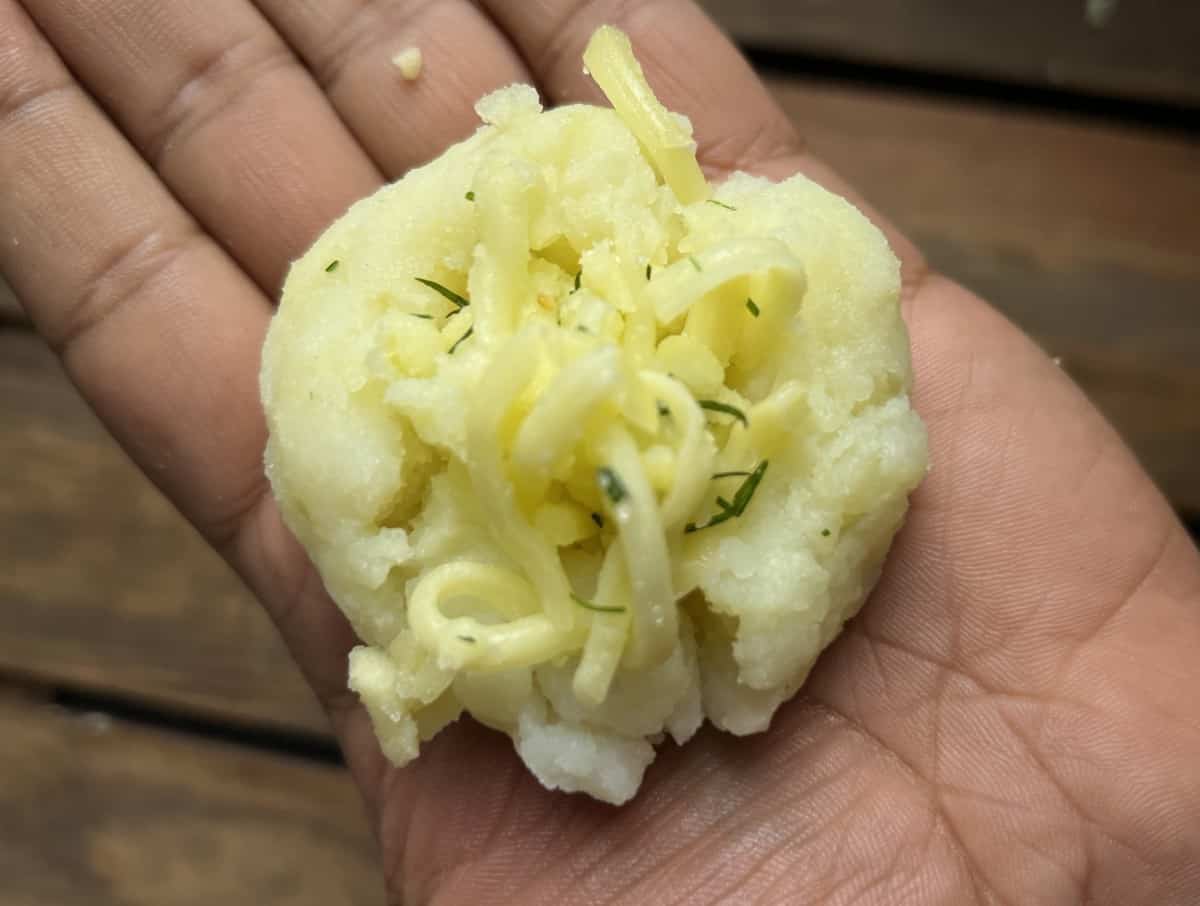 Air fryer mashed potato balls air fryer potato cheese balls