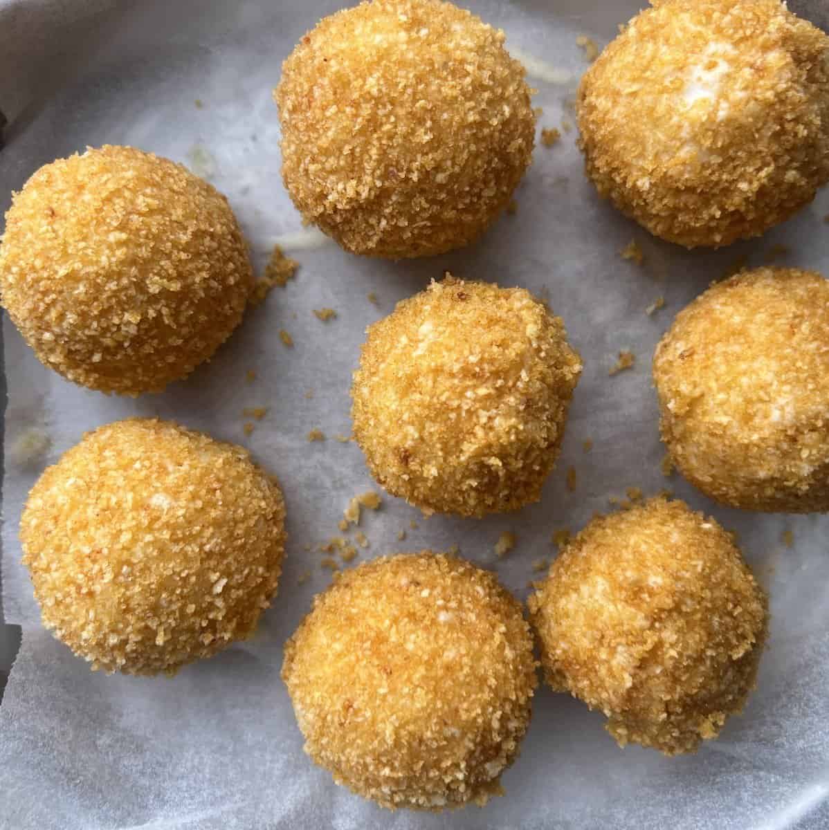 Air fryer mashed potato balls air fryer potato cheese balls