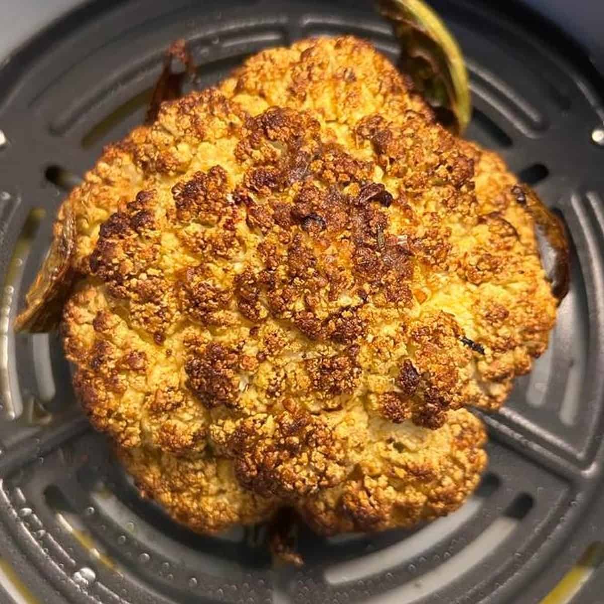 Air fryer whole cauliflower Whole roasted cauliflower SecondRecipe