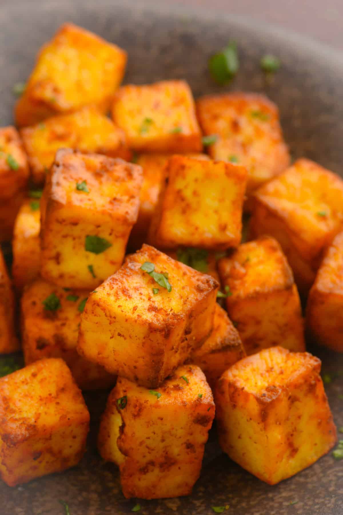 air fried paneer