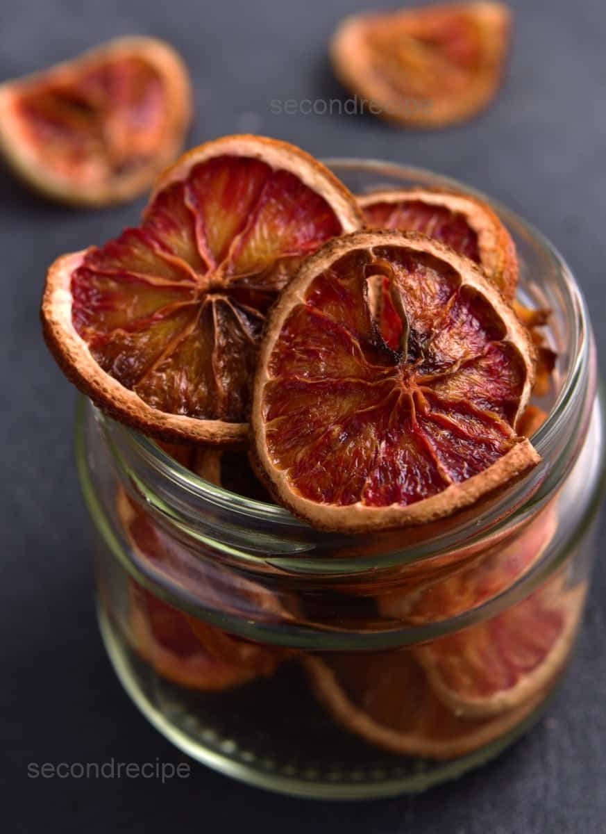 Air fryer oranges dehydrated orange slices Air fryer recipes SecondRecipe