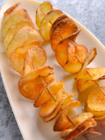 air fryer spiral potatoes