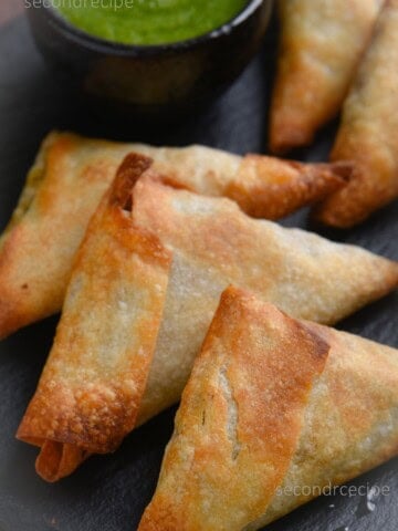 air fryer patti samosa
