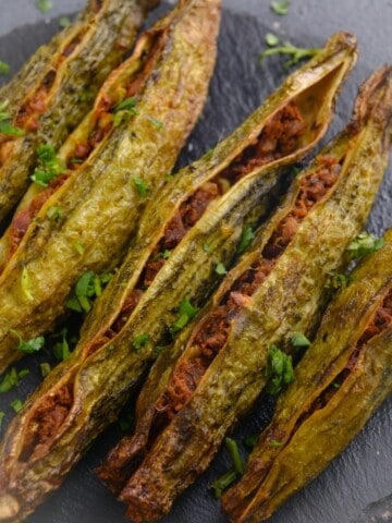 stuffed karela