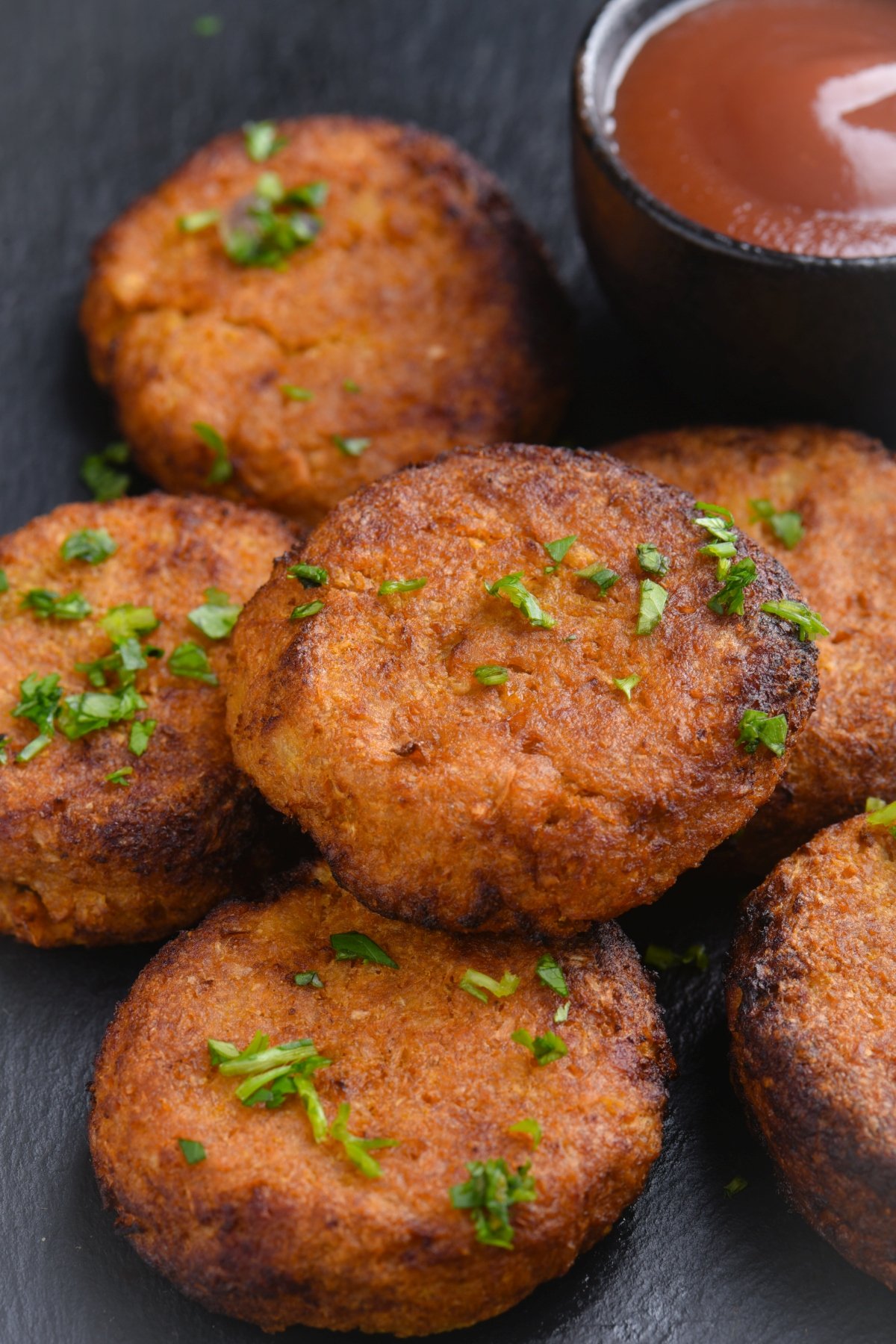 air fryer cauliflower cutlets