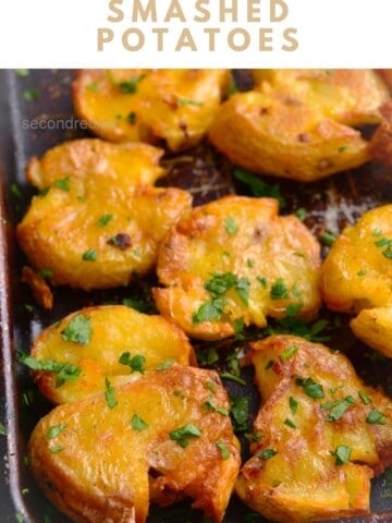 air fryer smashed potatoes