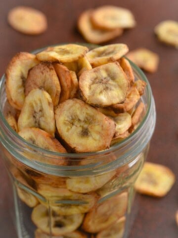 air fryer banana chips