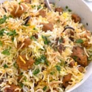 soya chunks biryani