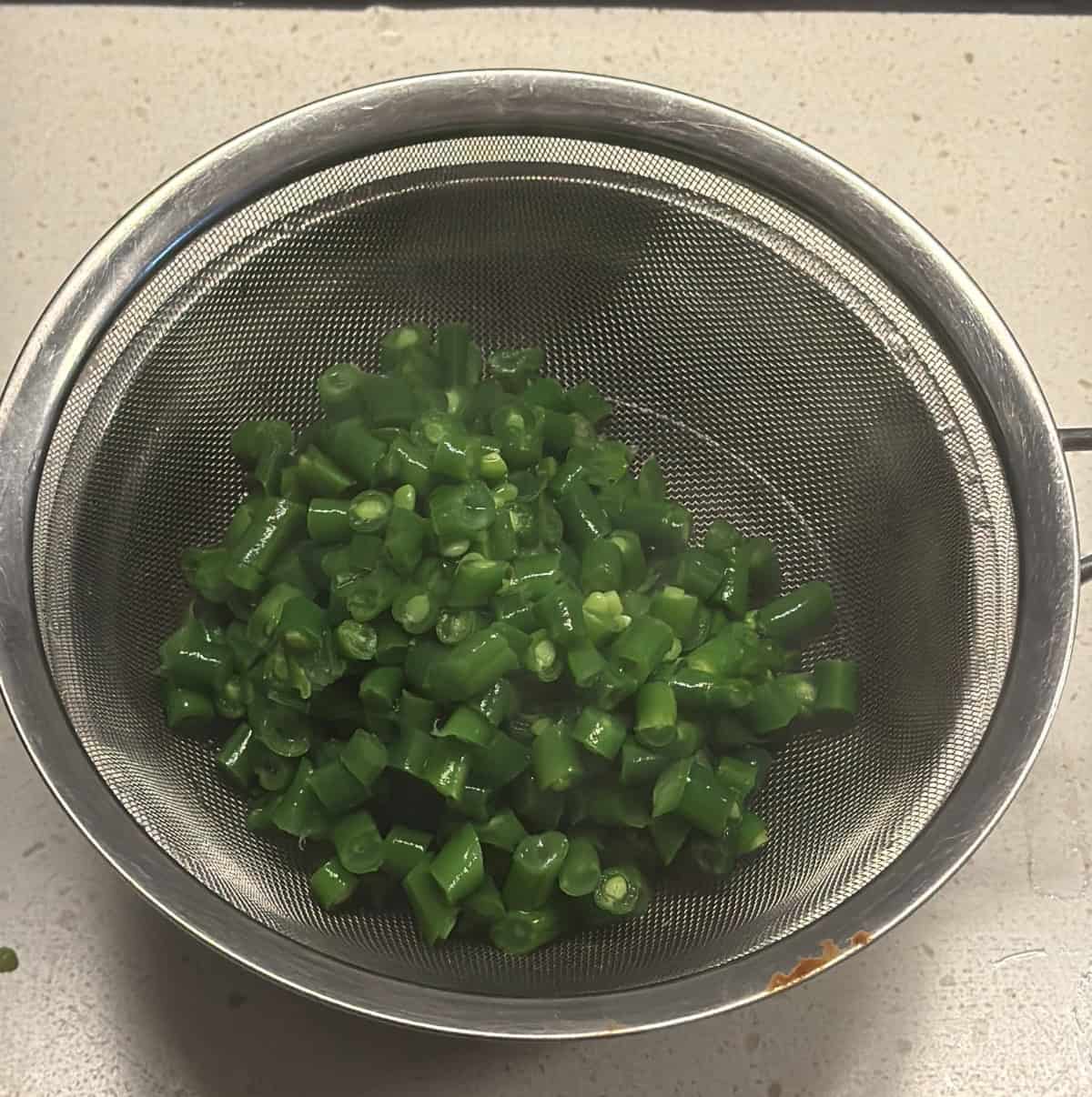 Blanch beans