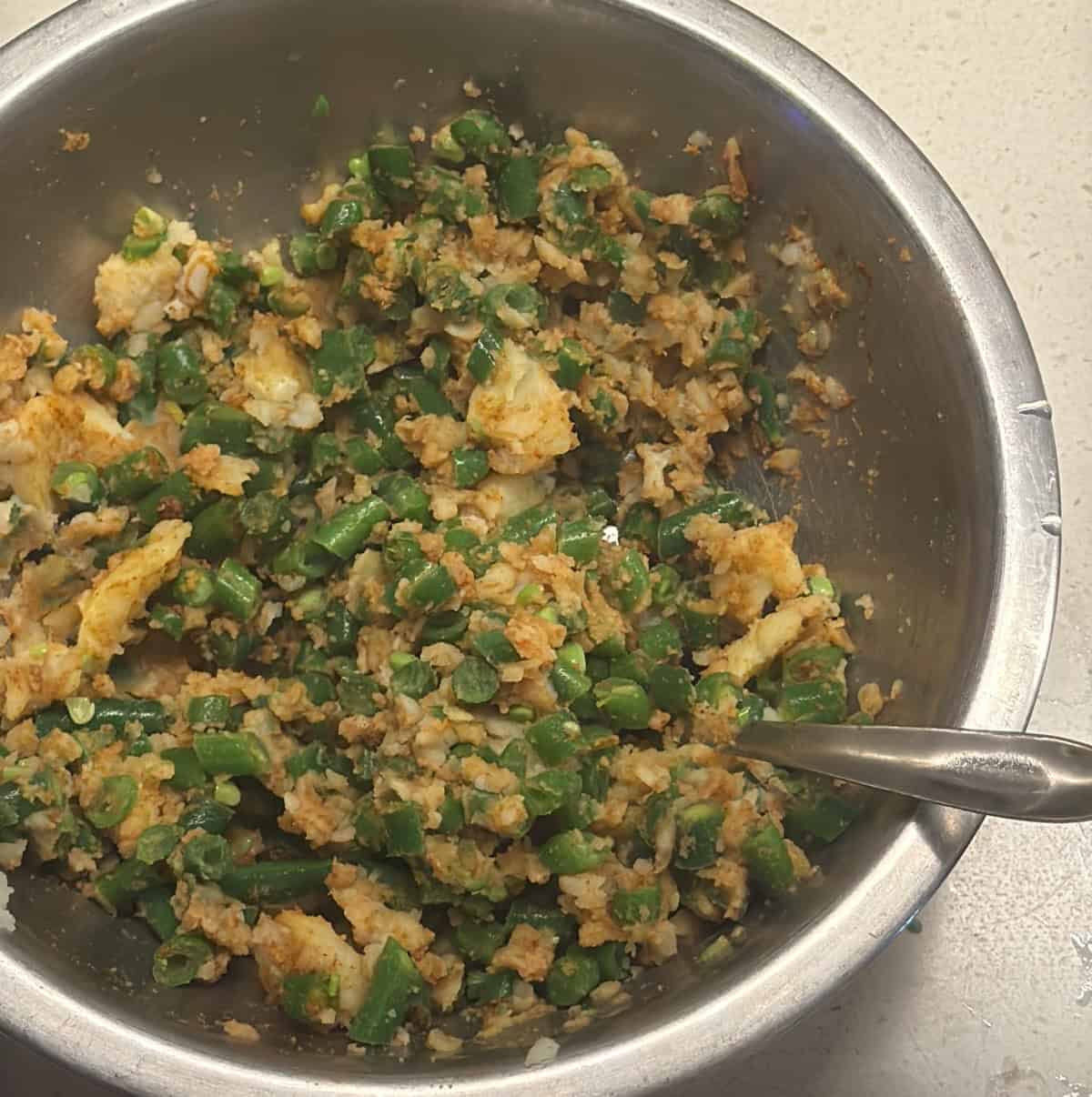 Mix to make a patty