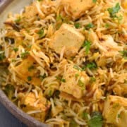 tofu biryani