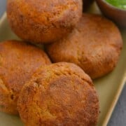 rajgira tikki with sweet potato