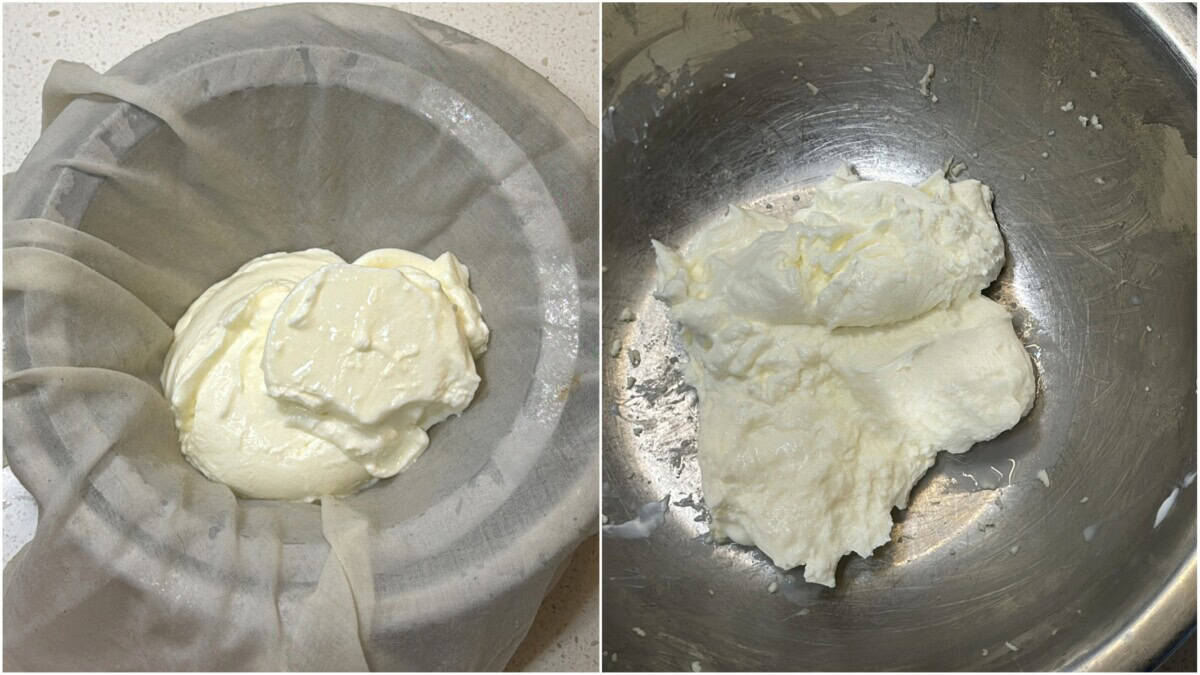 Remove excess water by slighlty pressing through a soft cloth