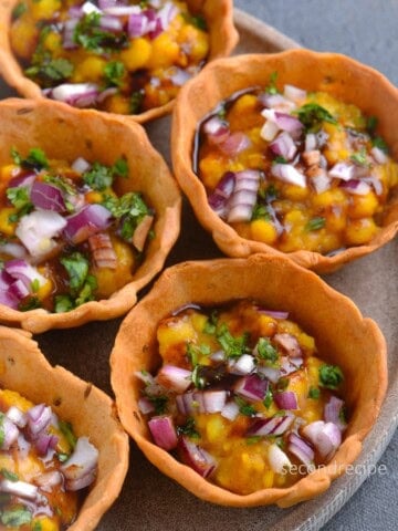 air fryer dal pakwan chaat