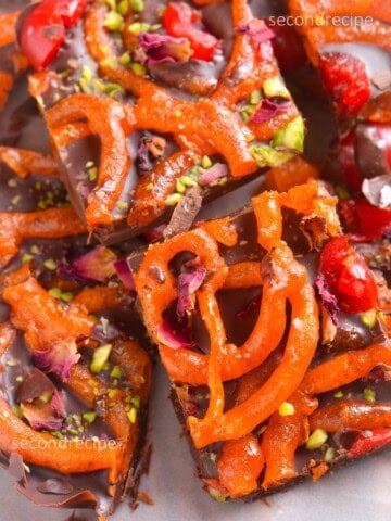 jalebi chocolate bark 2025