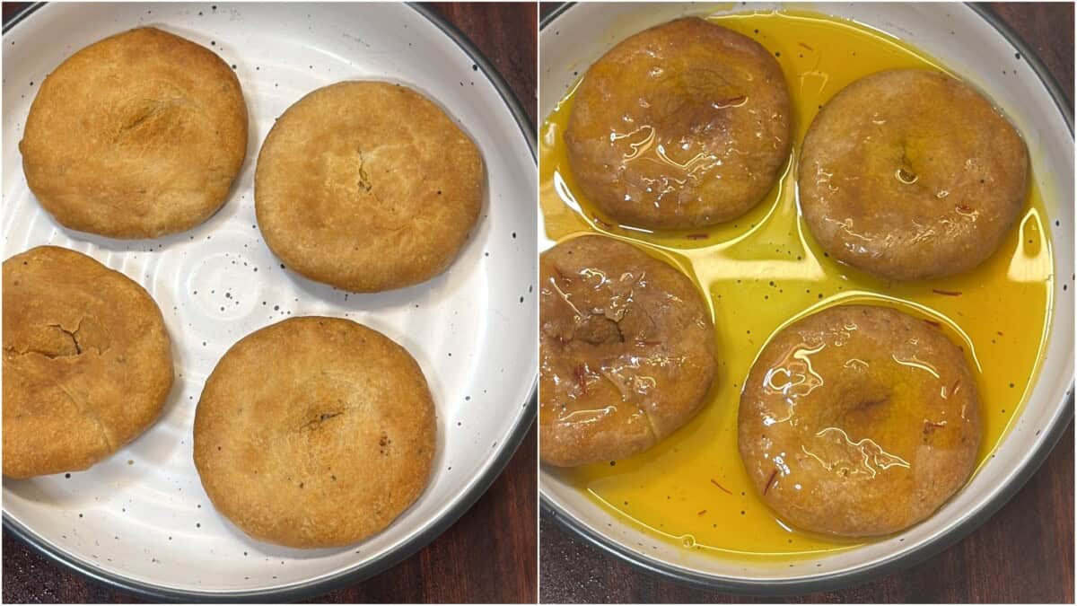  Final soaked mawa kachoris ready to serve