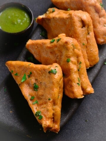 air fryer bread pakoda
