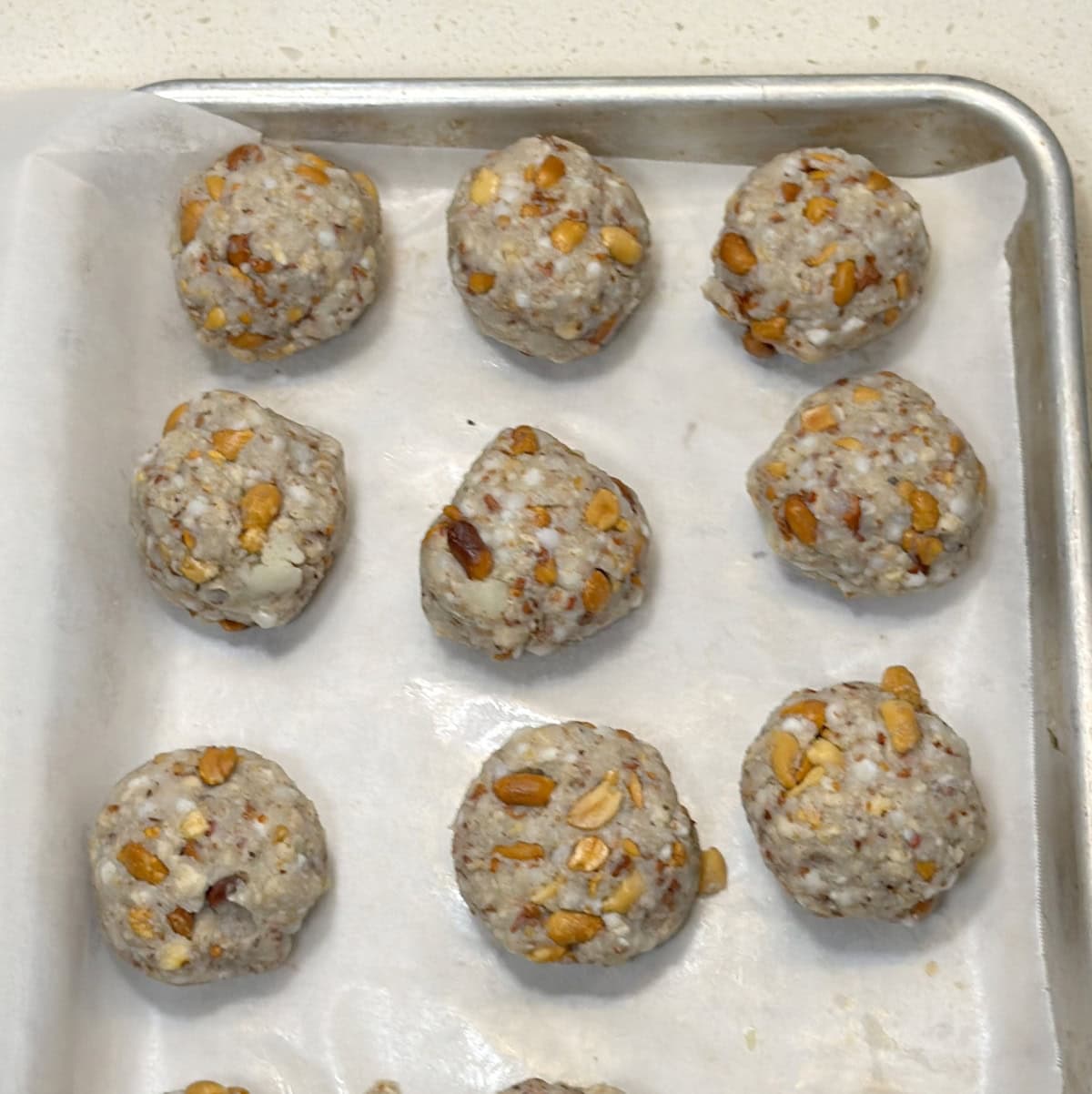 Shape the makhana mixture into tikkis, place on a tray, freeze before air frying