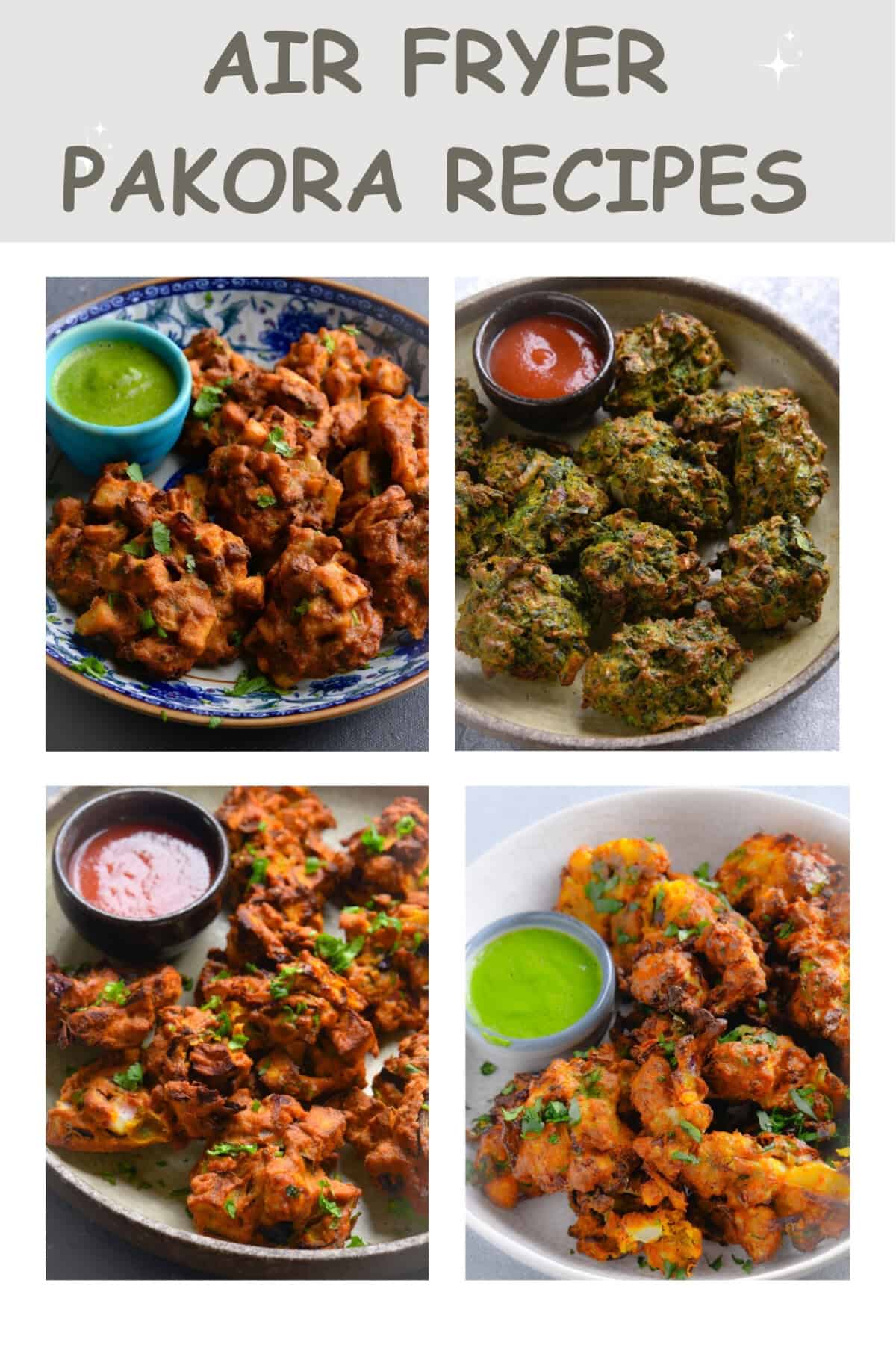 Air fryer pakora recipes