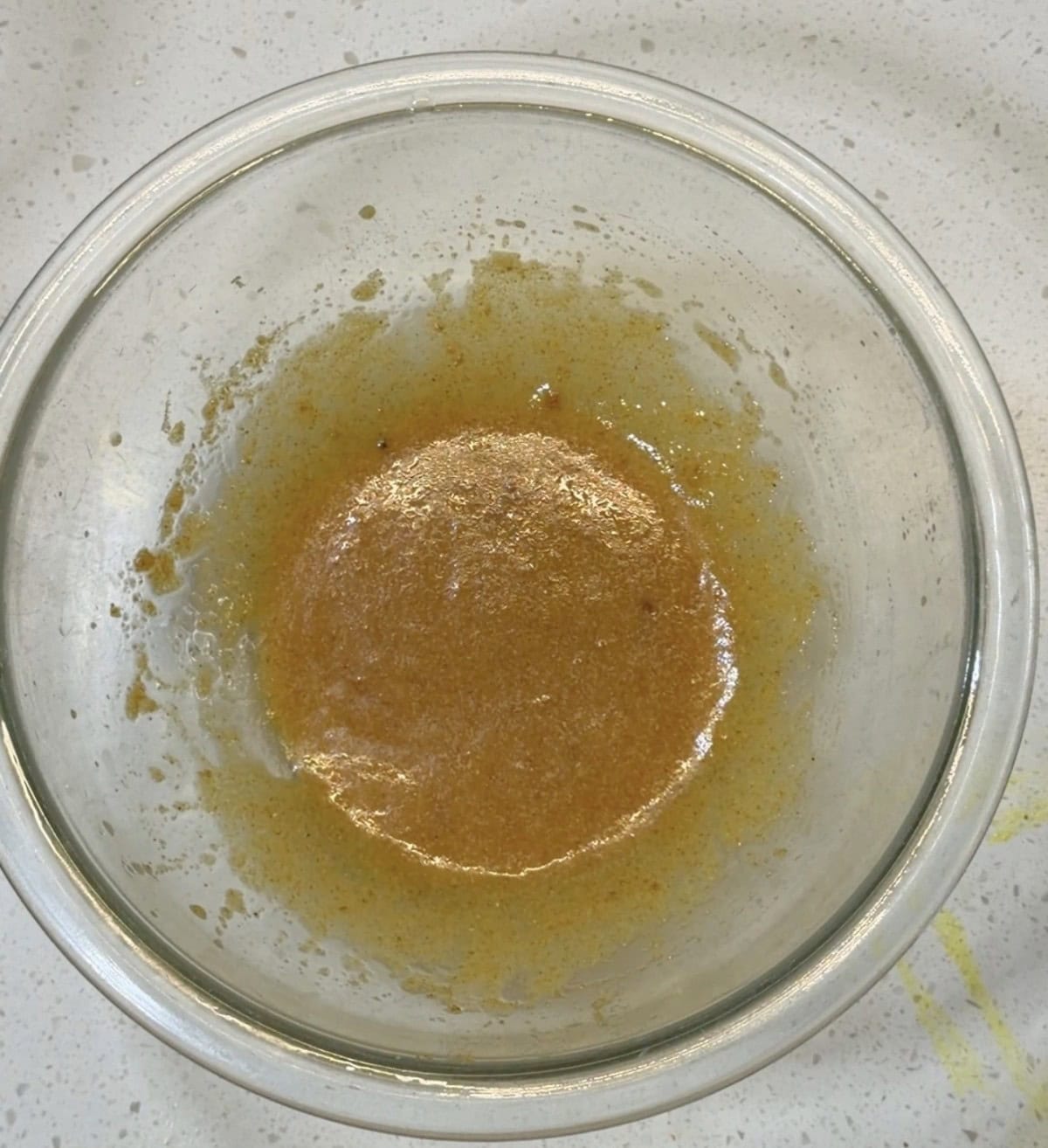 Seasoning paste made with onion powder garlic powder soup stock oil and water for air fryer corn ribs