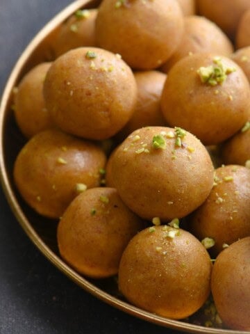 easy besan ladoo air fryer